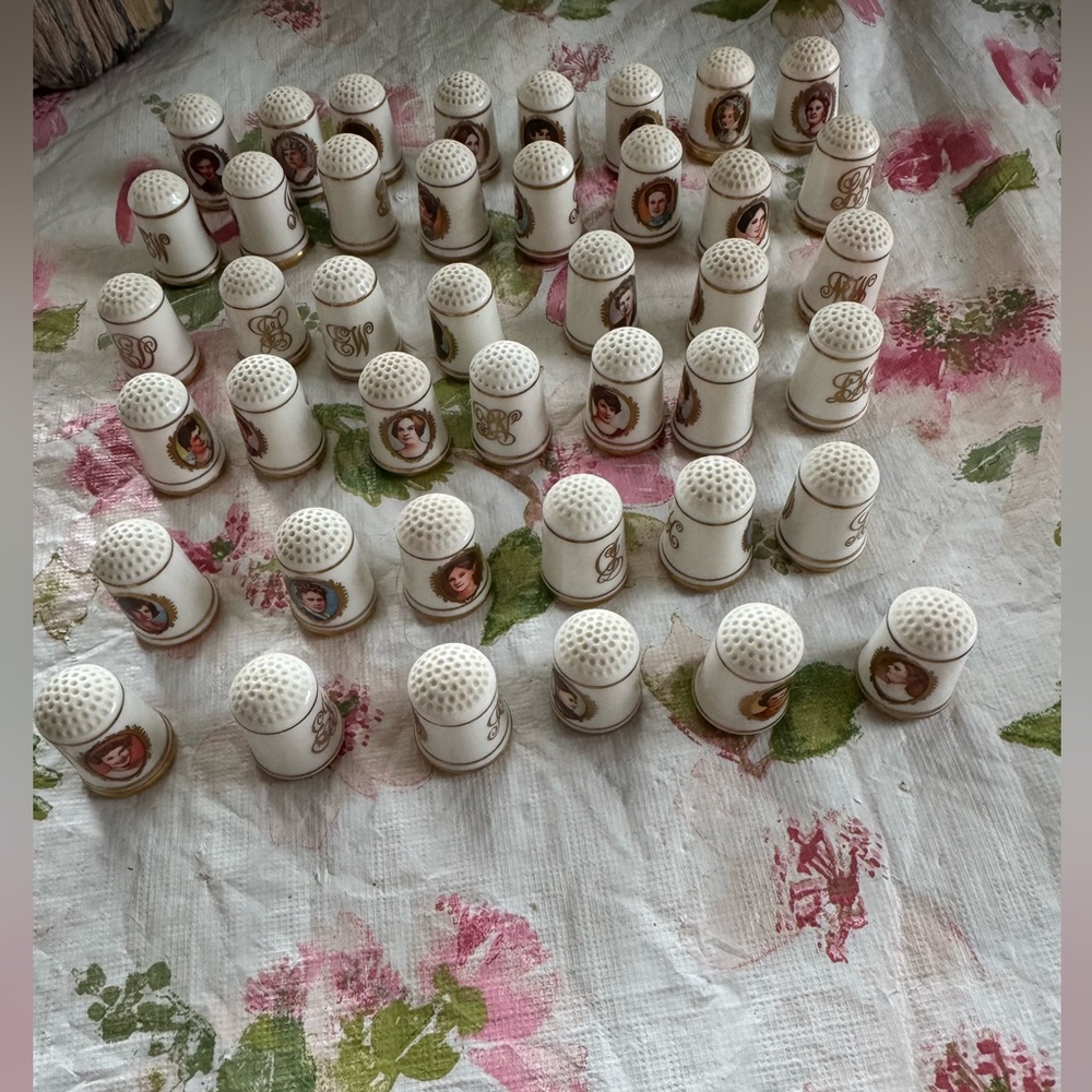 Franklin Porcelain First Ladies Thimbles